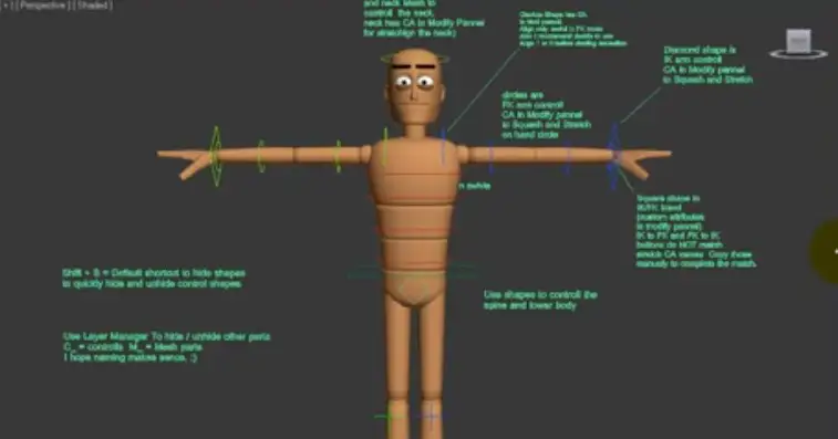 Animacion de personajes en Autodesk 3ds max