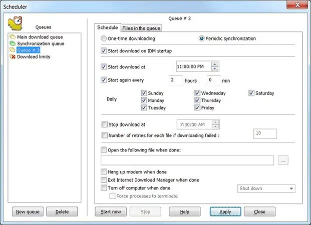 Programar descargar Internet Download Manager