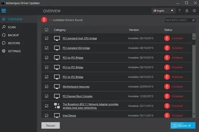 Ashampoo Driver Updater full