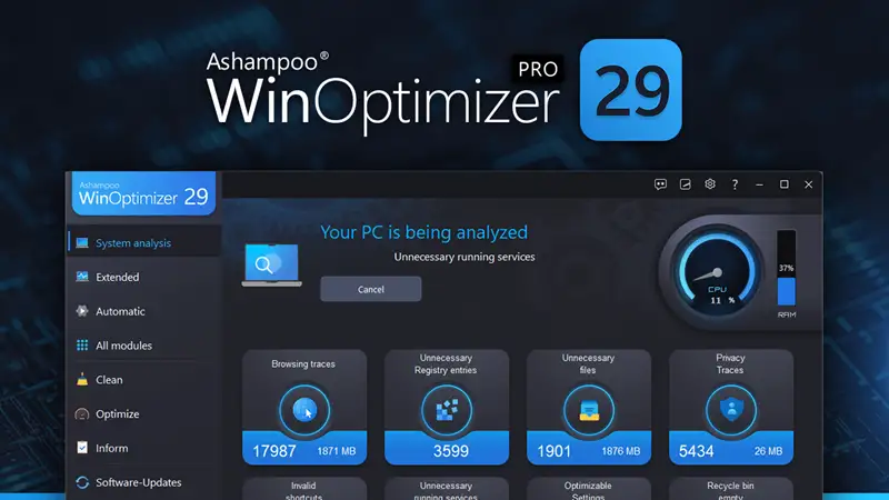 Ashampoo WinOptimizer Pro 29 full